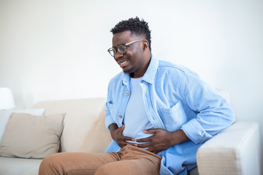 Patient Experiencing Severe Stomach Ache